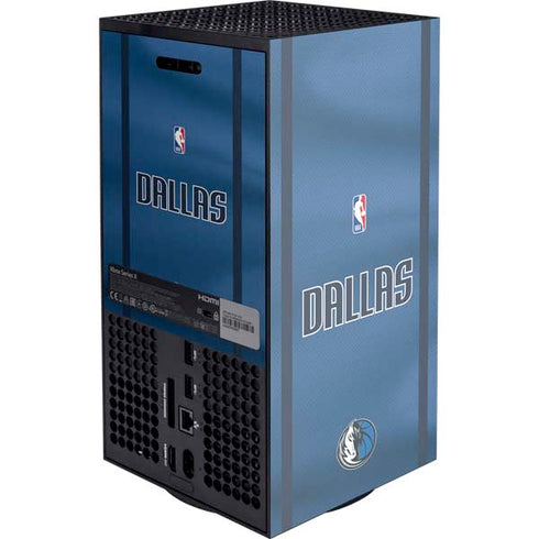 NBA Dallas Mavericks Jersey XBox Series X Digital Edition Console Skin